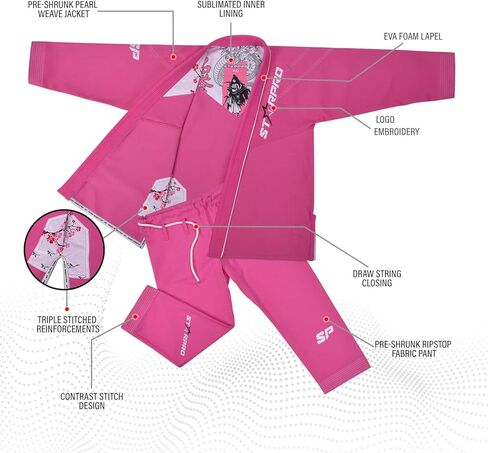 Starpro Ronin المنكمش مسبقًا Jiu Jitsu Gi، BJJ Gi للرجال العديد من المقاسات والألوان للرجال BJJ Gi، البرازيلي Jiu Jitsu Gi، Gi BJJ in Saudi Arabia