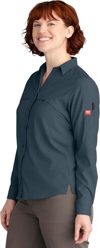 Red Kap Women's Cooling Long Sleeve Work Shirt in Kuwait