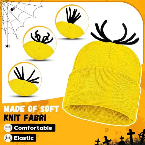 6 Pcs Yellow Halloween Costume for Adult Women - Halloween Costumes Accesories Accessories Set Yellow Cosplay in Saudi Arabia