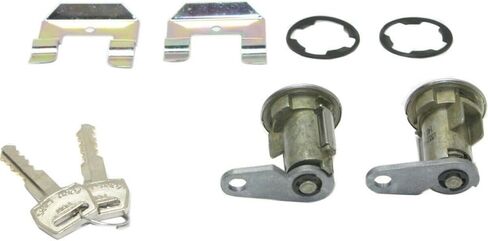Kit Door Lock Cylinder for F150 1975-1979,for F250 1965-1978,for E350 Econoline 1975-1979 & Econoline Club Wagon 1977-1979 E- E100 F100 Chrome 15711858 in Saudi Arabia