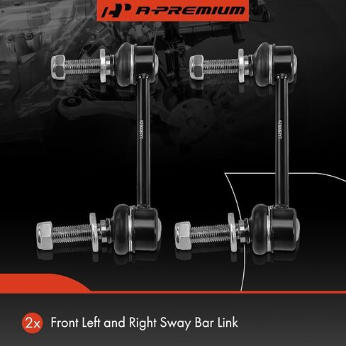 A-Premium 2 x Front Sway Bar Links Stabilizer Bar Links, Compatible with Cadillac SRX 2004-2009, CTS 2008-2014, STS 2005-2011 in Saudi Arabia