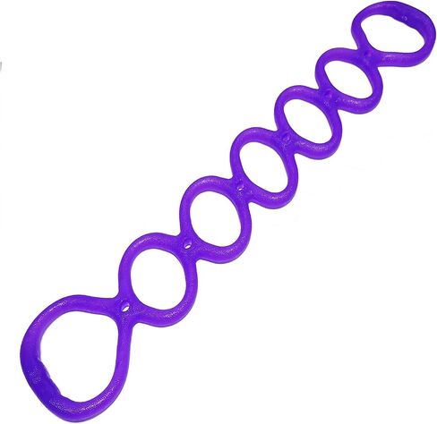 7 Ring Stretch Resistance Exercise Band, Miracle Miles Band, Yoga Stretching, Arm, Shoulders Foot, Leg Fitness Home Gym Physical Therapy Band in Saudi Arabia