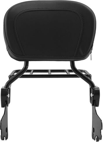 Green-L Chrome Sissy Bar Backrest Pad with Luggage Rack Fit for Harley Road King 1997-2008 in Saudi Arabia