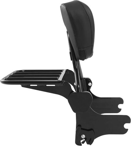 Green-L Chrome Sissy Bar Backrest Pad with Luggage Rack Fit for Harley Road King 1997-2008 in Saudi Arabia