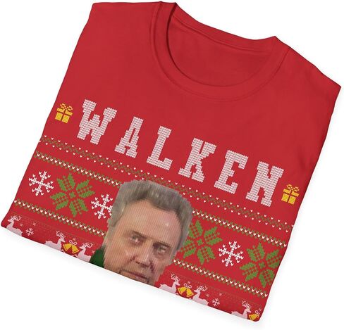 Walken in A Winter Wonderland Unisex T-Shirt, Christopher Walken Fan Tee, Gift for Actor Lover, Funny Christmas Shirt, in Saudi Arabia