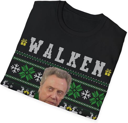 Walken in A Winter Wonderland Unisex T-Shirt, Christopher Walken Fan Tee, Gift for Actor Lover, Funny Christmas Shirt, in Saudi Arabia