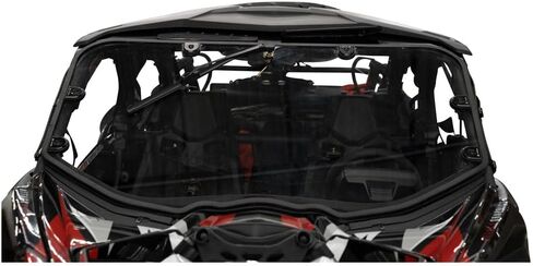 Tusk UTV Full View Glass Windshield with Windshield Wiper Compatible with Can-Am Maverick X3 Max X RS Turbo RR Smart-Shox 72 Inch 2021-2024/X3 DS Turbo 64 Inch 2021-2025 in Saudi Arabia