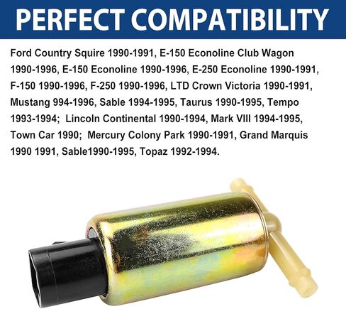 911-112 صمام تطهير علبة البخار - متوافق مع 1990-1996 Ford E-150، F150، F-250، Taurus؛ 1990-1994 لينكولن كونتيننتال؛ 1990-1995 ميركوري سابل وتوباز وسلسلة مختارة أخرى in Saudi Arabia
