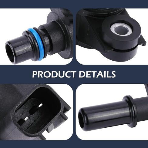 Vapor Canister Valve – Vapor Emission Purification One-way Control Purge Valve with Rubber Ring, Standard Replacement 9U5Z9C915AB AU5Z-9C915-B 9U5Z-9C915-A, Compatible with Ford (Black) in Saudi Arabia