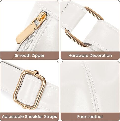 Badiya Hobo Bags for Women Tote Handbags Pu Leather Ultra Soft Slouchy Tote Purses Foldable Crossbody Bag in Kuwait