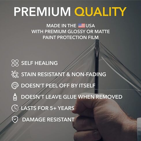 Door Sills PPF for Tesla Model S 2021-2026 Refresh Plaid & Long Range - Premium Self-Healing 8mil Paint Protection Film, Front Door Entries Only (Matte) in Saudi Arabia