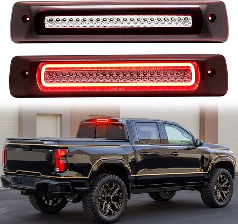 LED Third Brake Light Compatible With 2015-2025 Colorado/Canyon 2012-UP S10 High Mount 3rd Brake Cargo Light Red Housing Clear Lens in Kuwait