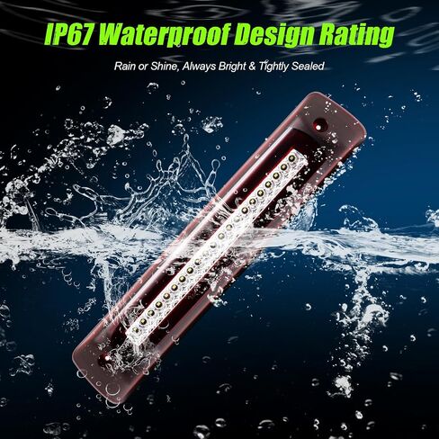 LED Third Brake Light Compatible With 2015-2025 Colorado/Canyon 2012-UP S10 High Mount 3rd Brake Cargo Light Red Housing Clear Lens in Kuwait