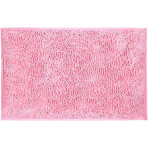 ZiYiJuan Bathroom Rugs, Super Absorbent Luxury Shaggy Chenille Bath Mats, Pink 20x20_17x24_20x32 in Saudi Arabia