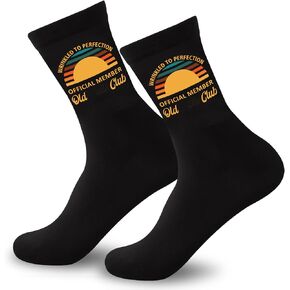Funny Old Balls Club Socks – Birthday Gag Gift for Men – 40/50/60th Novelty Socks for Dad Husband Grandpa in Saudi Arabia