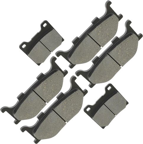 Caltric Front Rear Brake Pads Compatible with Yamaha V-Star 1100 Classic Xvs1100 Xvs 1100 2000-2009 Front Rear Brake Pads in Saudi Arabia