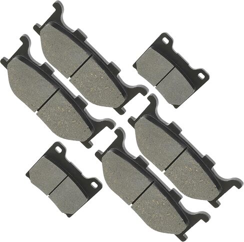 Caltric Front Rear Brake Pads Compatible with Yamaha V-Star 1100 Classic Xvs1100 Xvs 1100 2000-2009 Front Rear Brake Pads in Saudi Arabia