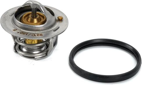 MPLUS Coolant Thermostat fits For Nissan 2007-2017 Tiida 1.6L 1.8L, 2007-2022 Sentra 1.6L 1.8L 2.0L, 2007-2019, 2021-2022 Versa 1.6L 1.8L, 2014-2019 Versa Note 1.6L, 2012-2021 March 1.6L in Saudi Arabia