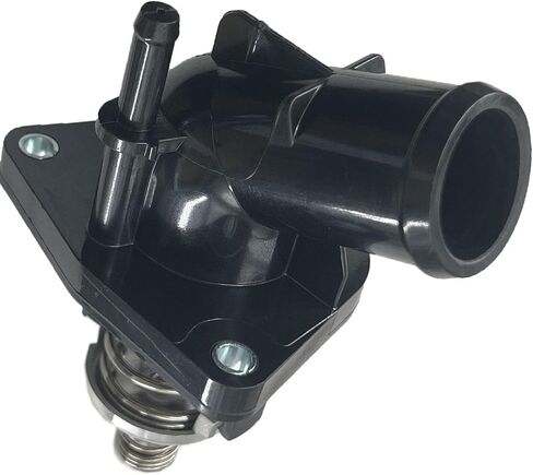 DEVMO Engine Coolant Thermostat and Housing Assembly - 8Cyl, 4.3L 5.3 6.2L - Compatible with Silverado 1500, Suburban, Tahoe, Sierra, Yukon XL, Escalade Corvette 12674639 in Saudi Arabia