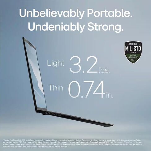 لاب توب ال جي جرام 16 بوصة 2 في 1 خفيف الوزن، منصة انتل كور i7 ايفو من الجيل الثالث عشر، ويندوز 11 هوم، 32 جيجا رام، 1 تيرابايت اس اس دي، اسود in Saudi Arabia