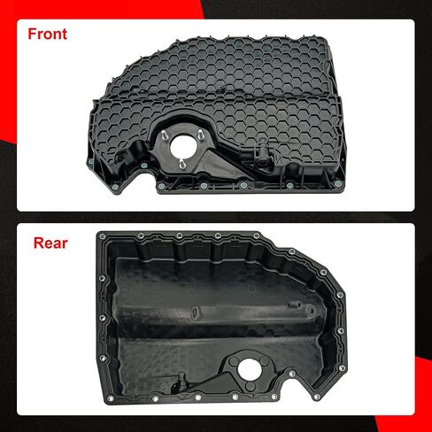 Lower Engine Oil Pan & Gasket Kit Compatible with Audi A3 2015-2019 S3 2015-2019 TT 2016-2017 Volkswagen Golf 2015-2018 GTI 2015-2017 1.8L 2.0L Turbo Replace 06K103600AE in Saudi Arabia