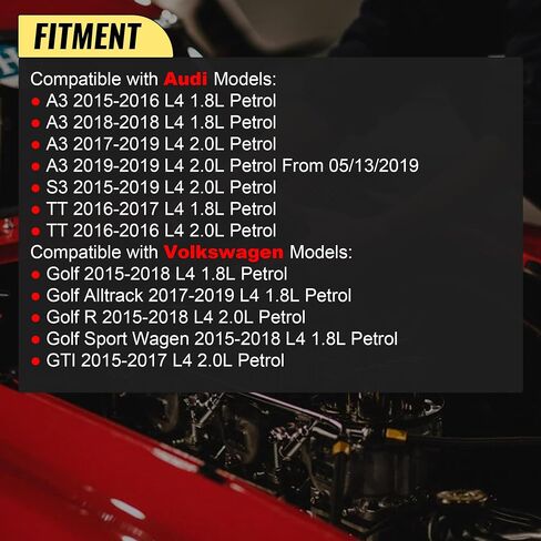 Lower Engine Oil Pan & Gasket Kit Compatible with Audi A3 2015-2019 S3 2015-2019 TT 2016-2017 Volkswagen Golf 2015-2018 GTI 2015-2017 1.8L 2.0L Turbo Replace 06K103600AE in Saudi Arabia