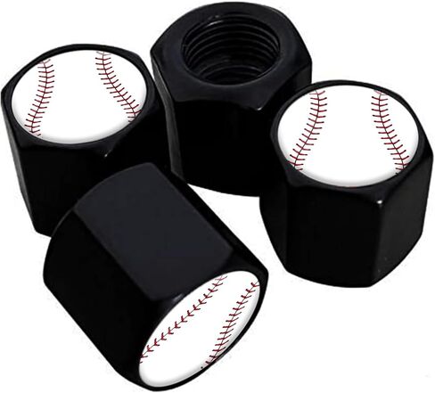 Metal Tire Valve Stem Caps 4 Pack,Car Wheel Stem Caps, Aluminum Universal Air Valve Covers for Cars, Trucks, SUVs, Bikes, Motorcycles, Bicycles(Watercolor Green Flower) in Kuwait