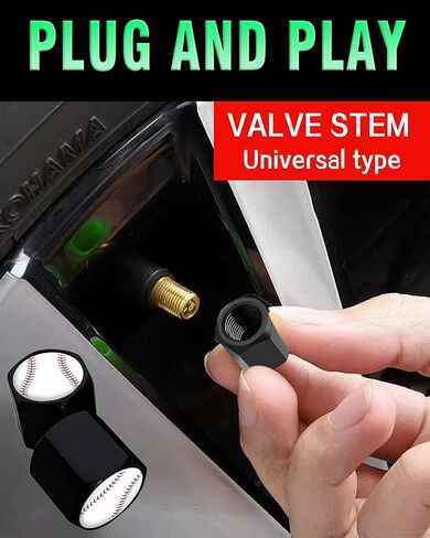 Metal Tire Valve Stem Caps 4 Pack,Car Wheel Stem Caps, Aluminum Universal Air Valve Covers for Cars, Trucks, SUVs, Bikes, Motorcycles, Bicycles(Watercolor Green Flower) in Kuwait