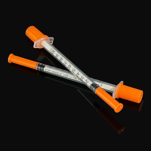 1ml Syringe with 31G 1/4 Inch (6mm), 1cc 31 Gauge Syringes, Individually Wrapped, Pack of 100 in Saudi Arabia