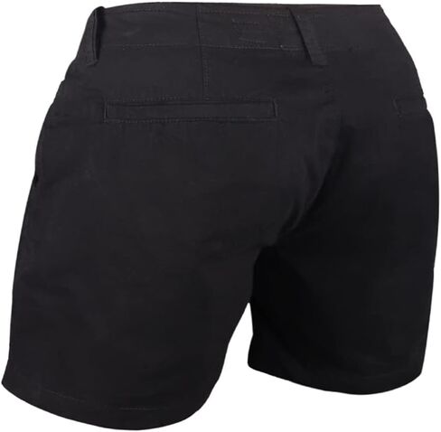 Mens Flat-Front Shorts 5.5" Inseam Slim Fit 100% Cotton Lightweight in Saudi Arabia