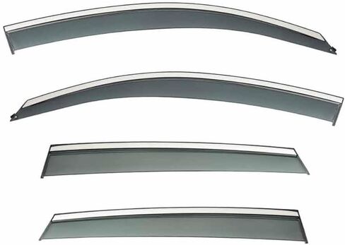 Car Windshield Rain Guards for Audi Q5 E-tron LWB MK2-80A 2018-2024, Front Rear Window Wind Deflectors Visors Waterproof Deflector Windows Exterior Accessories in Saudi Arabia
