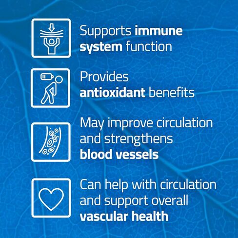 Vitamin C with Rutin | High Potency Immune Support Supplement with Antioxidants for Vitality, Circulatory Health, Energy & Daily Wellness, 50 Tablets, 2-Pack in Saudi Arabia