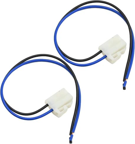 2 Pcs Universal Electric Cooling Fan Pigtail Plug, Automotive 2 Terminal Replacement Electrical Harness Connector in Saudi Arabia