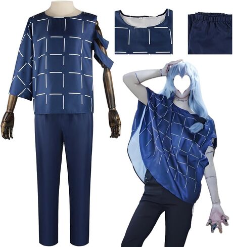 Women Men Cosplay Costume Outfit Uniform Suit Halloween Full Set in Saudi Arabia