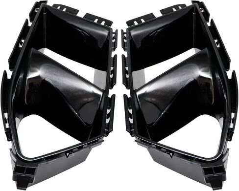 SecosAutoparts 2Pcs Front Bumper Air Vent Duct Cover, Glossy Black, Fit for BMW G80 M3, G82 G83 M4 2021-2024 3.0L l6, Front Grill Air Duct Decoration Fog Light Cover in Saudi Arabia