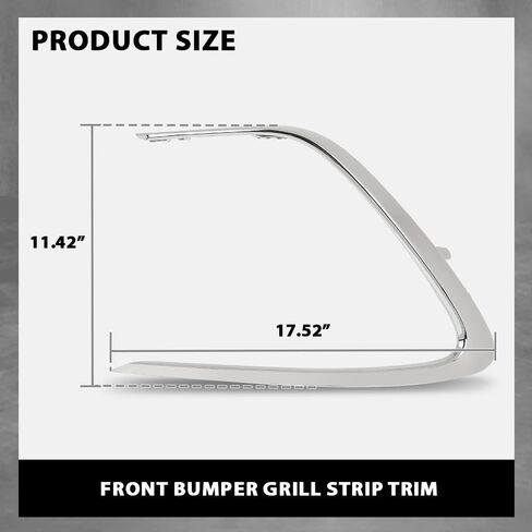 G-PLUS Pair Front Bumper Grille Grill Strip Trim, Compatible with Toyota Camry LE XLE 2021-2023, Left Driver & Right Passenger Side 2PCS, 5271306120, 5271206120 in Saudi Arabia
