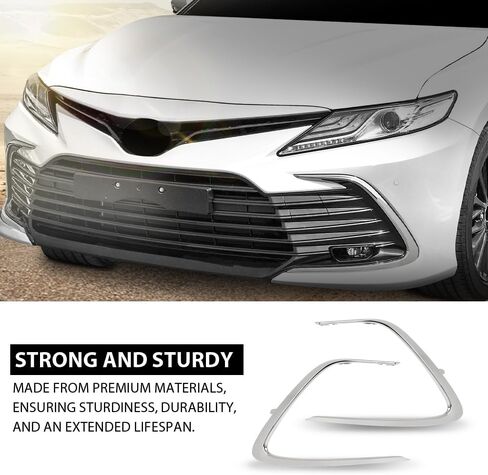 G-PLUS Pair Front Bumper Grille Grill Strip Trim, Compatible with Toyota Camry LE XLE 2021-2023, Left Driver & Right Passenger Side 2PCS, 5271306120, 5271206120 in Saudi Arabia