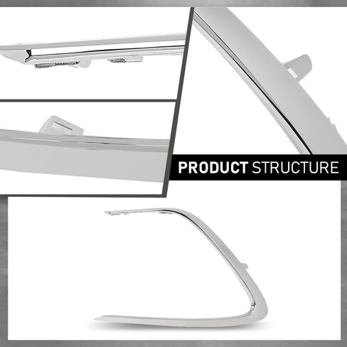 G-PLUS Pair Front Bumper Grille Grill Strip Trim, Compatible with Toyota Camry LE XLE 2021-2023, Left Driver & Right Passenger Side 2PCS, 5271306120, 5271206120 in Saudi Arabia