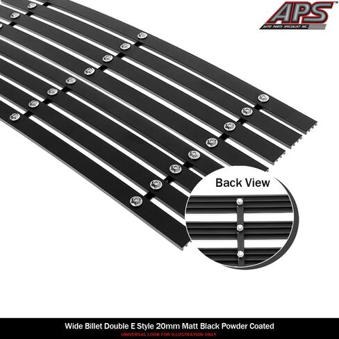 APS متوافق مع Ford F-150 2018-2020 المصد السفلي من الفولاذ المقاوم للصدأ SS كروم البليت الأمامي شواء مصبغة إدراج F66401A in Saudi Arabia