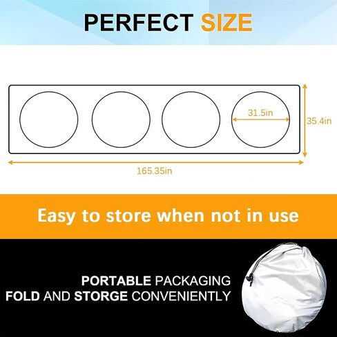 Semi-Truck Sun Shade for Windshield and Side Window, 300T Maximum Coverage UV Protective Auto Sunshade, Foldable Reflective Window Shade, Universal for Semi, Big Rig Truck, RV in Saudi Arabia