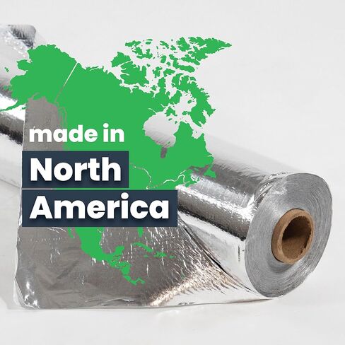 Ultra NT Perforated SCIF Radiant Barrier 4' x 125' (500 Square Feet), SCIF Radiant Barrier Foil Insulation for RF Blocking and RF Shielding, Breathable Fabric Allows Passage of Moisture in Kuwait