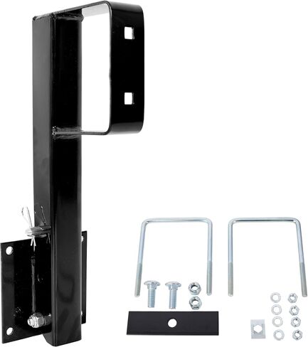 Campcraft Fold-Down RV Spare Tire Carrier - Heavy-Duty Steel Mount for 15-16" Wheels, 4" Square Bumpers | Fits 5-6-8 Lug Patterns in Saudi Arabia