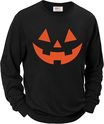 Arvilhill Men's Jack O' Lantern Sweatshirt Skeleton Crewneck Pullover (S-3XL) in Saudi Arabia
