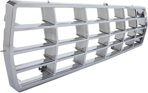 HECASA Front Grille Compatible with 1978-1979 Ford Bronco F100 F150 F250 F350 Replacement for FO1200111 D8TZ8150C Grill Insert Frame Trim Cover Chrome Silvery in Saudi Arabia