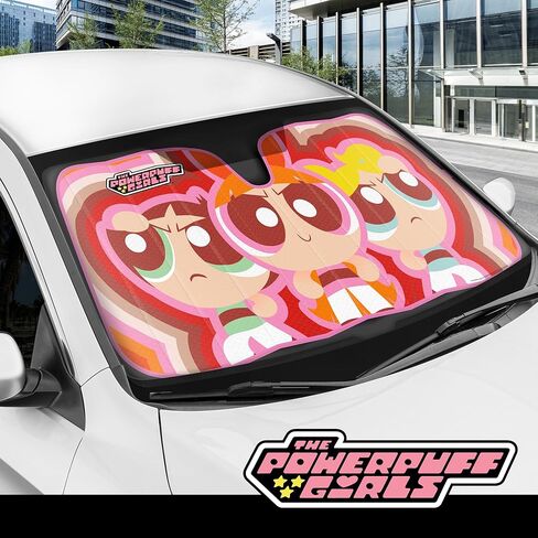 BDK Looney Tunes Road Trip Front Windshield Auto Shade, Accordion Folding Auto Sunshade for Car Truck SUV-Blocks UV Rays Sun Visor Protector, Keeps Your Vehicle Cool-58 x 27 Inch (WBAS-1102) in Kuwait