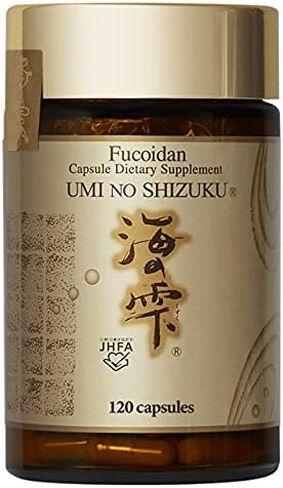Fucoidan Capsule Pure Seaweed Extract Enhanced with Agaricus Mushroom Optimized Immune Support Health Supplement-120 Capsules in Saudi Arabia