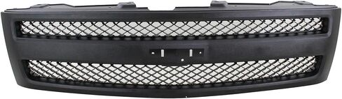 مجموعة الشبكة الأمامية Garage-Pro لسيارة شيفروليه سيلفرادو 1500 2007-2013 شاحنة شواء نمط هيكل جديد، أسود محكم GM1200578 in Kuwait