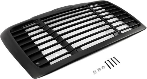 شبكة أمامية HECASA متوافقة مع 2008-2017 Freightliner Cascadia لاستبدال A1719112000 A1715624003 W/Bug Screen Grill باللون الأسود من بلاستيك ABS in Saudi Arabia