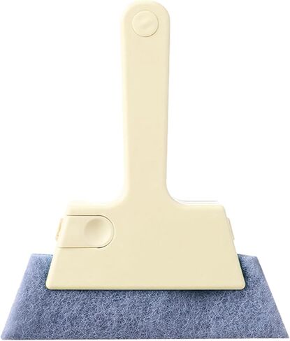 4-in-1 Crevice Cleaning Tool Set - Window Track Brush with Scraper, Sponge & Detail Brush for Grout, Corners, and Tight Spaces (6.3" x 5.3" x 1.6") in Saudi Arabia