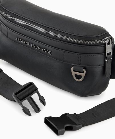 Armani Exchange Men's Tulum Belt Bag Black in Saudi Arabia